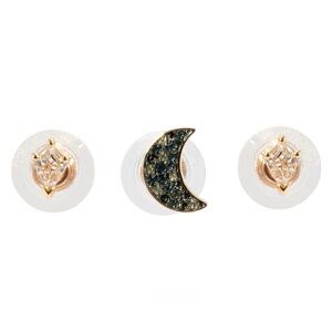SWAROVSKI Moon & Stars Stud Earrings